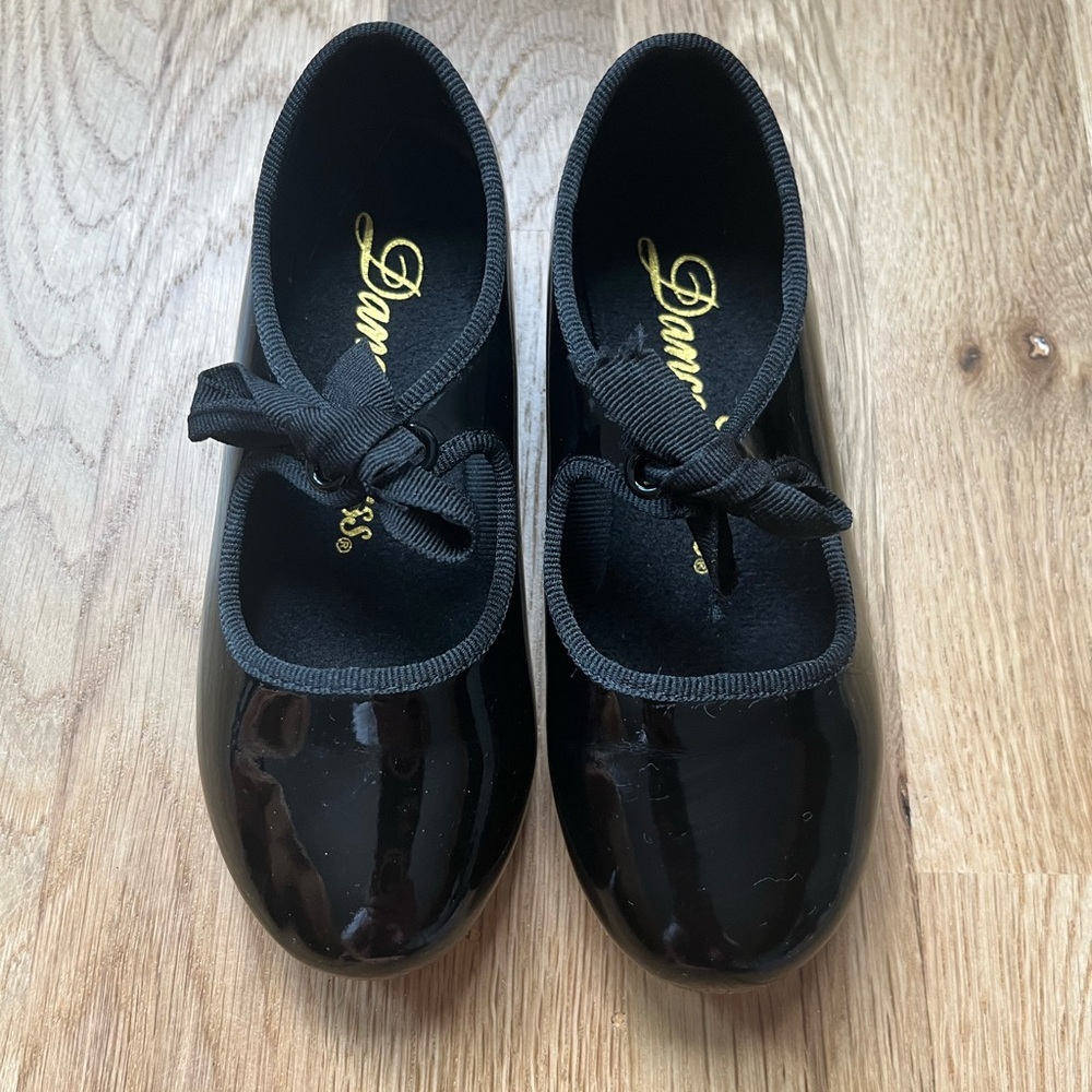Black Kids Ballet Tap Shoes